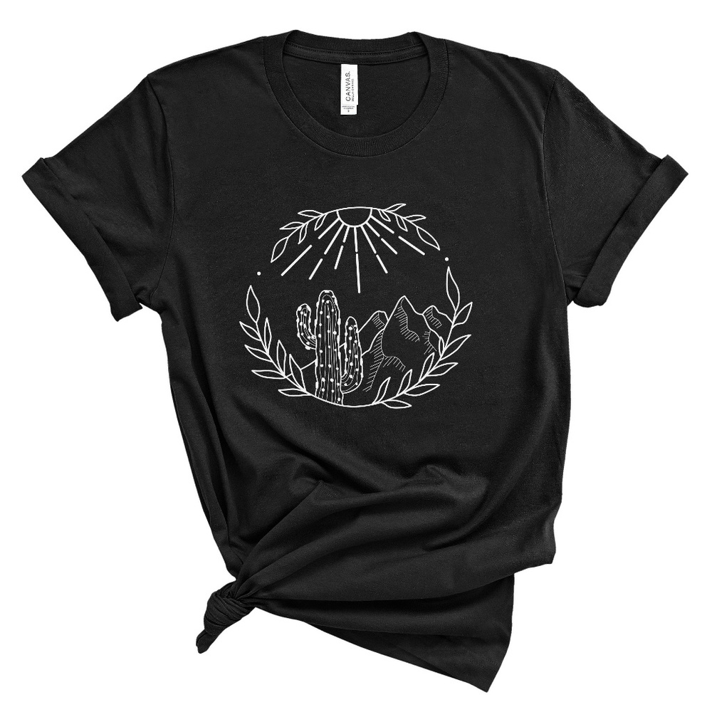 Cactus Scene T shirt